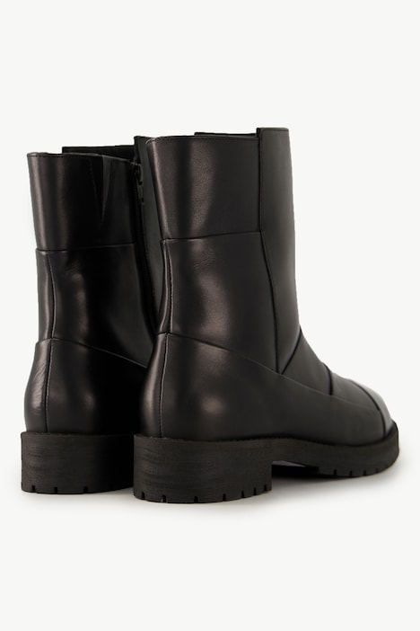 Leder-Boots, Ziernähte, Wechselfußbett, Weite H