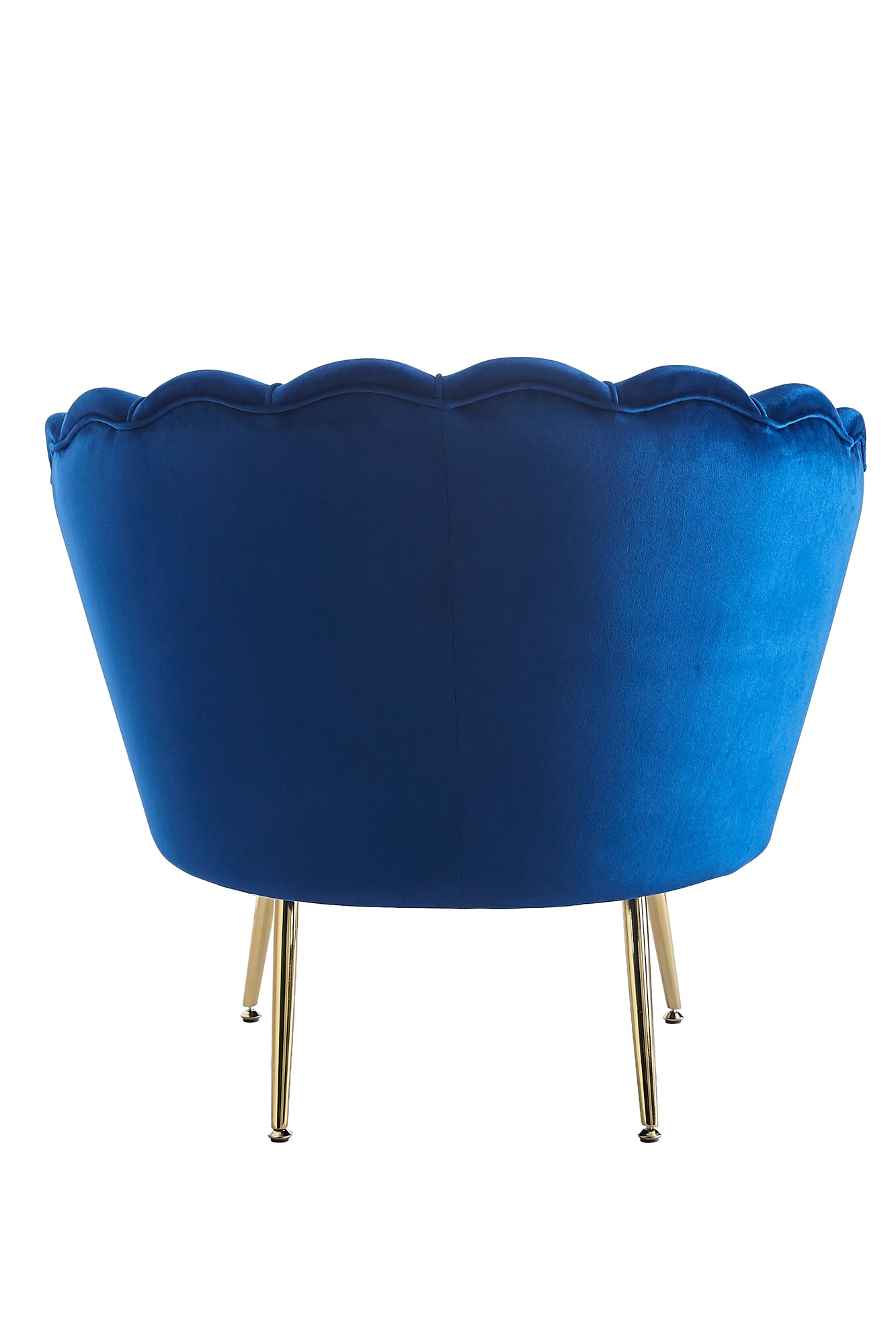 Muschelsessel Samt Dunkelblau Relaxsessel Polstersessel Ohrensessel Loungesessel