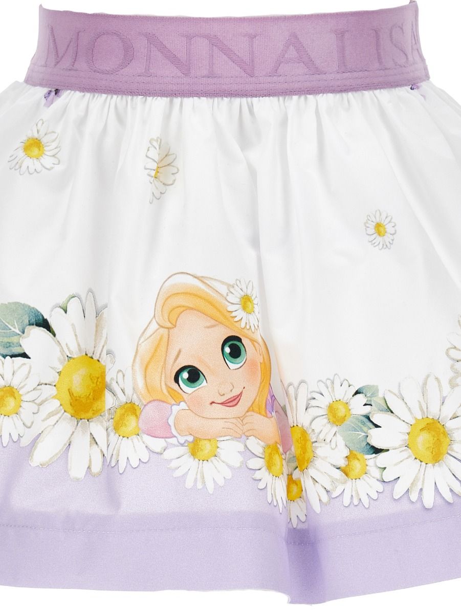 Monnalisa Rapunzel Poplin Skirt