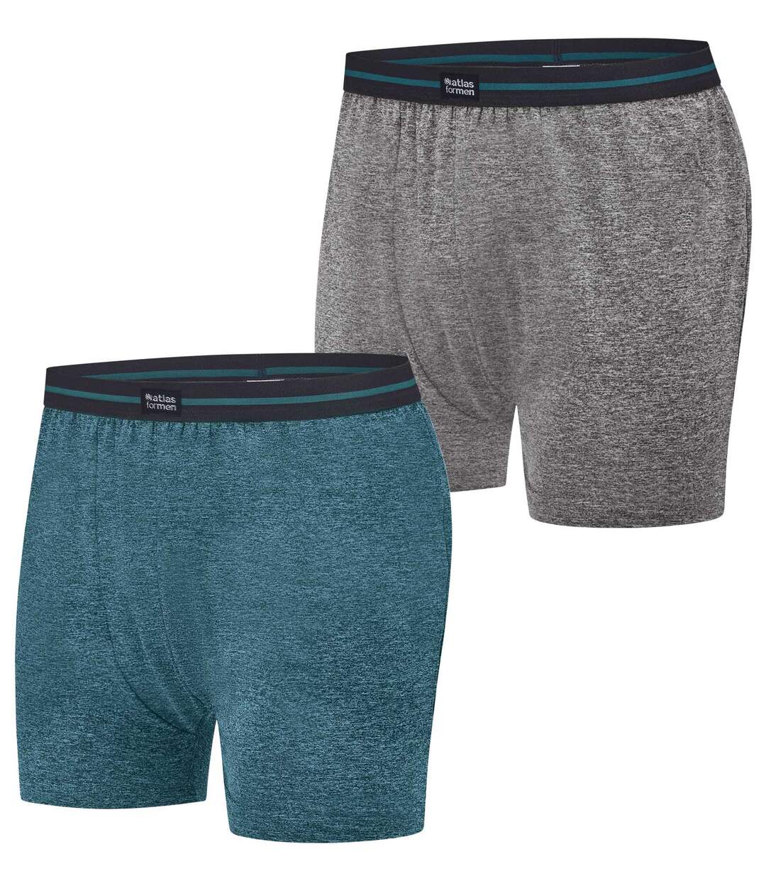 Lot de 2 Boxers Stretch Chiné