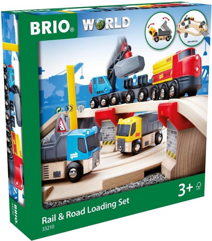 BRIO Spoor en Weg Transportset - 33210