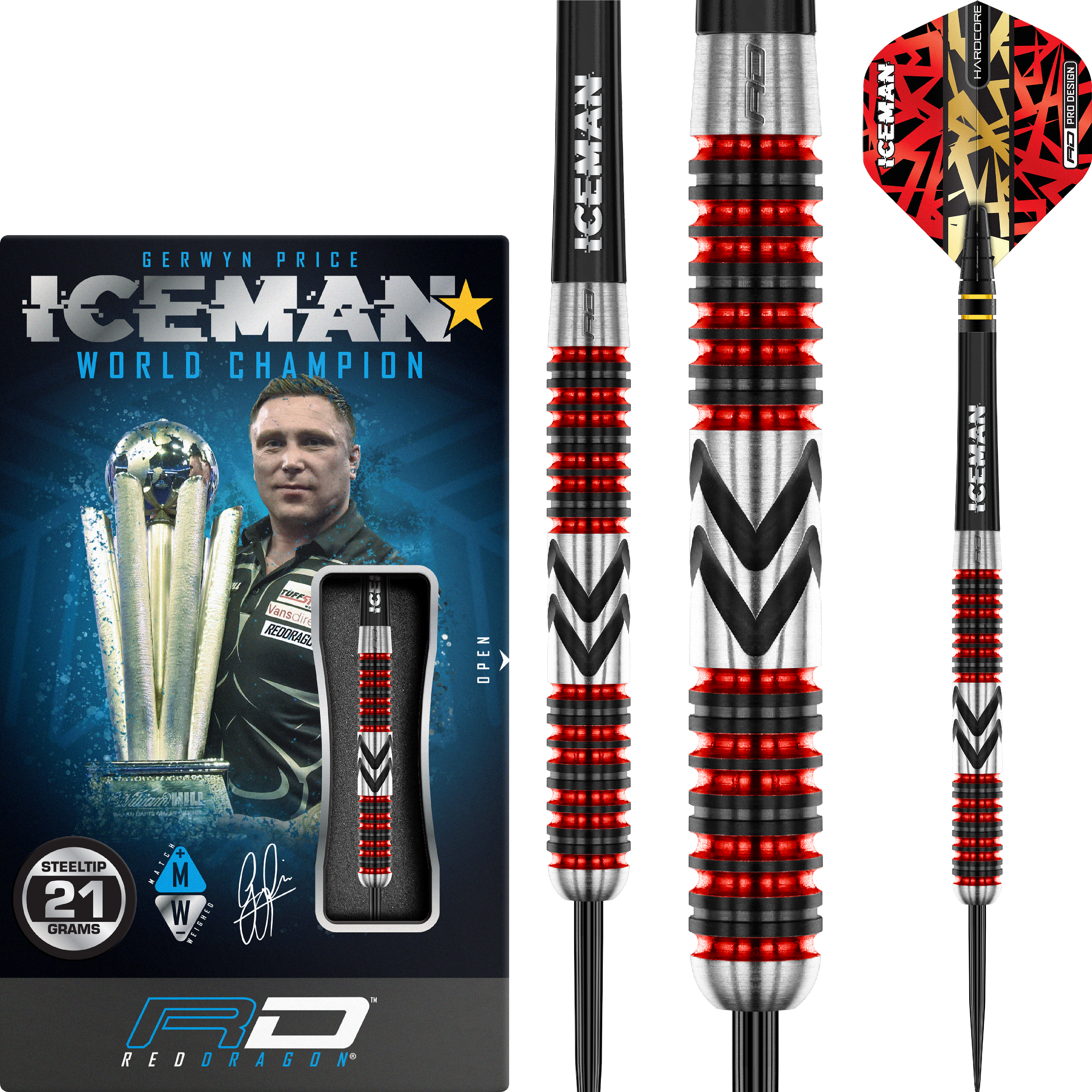 Red Dragon - Gerwyn Price Firebird - Steeldart