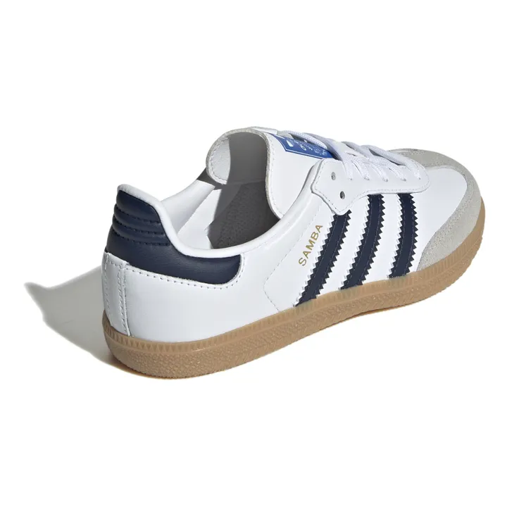 Adidas Baskets Samba Lacets Semelle Gomme | Bleu marine
