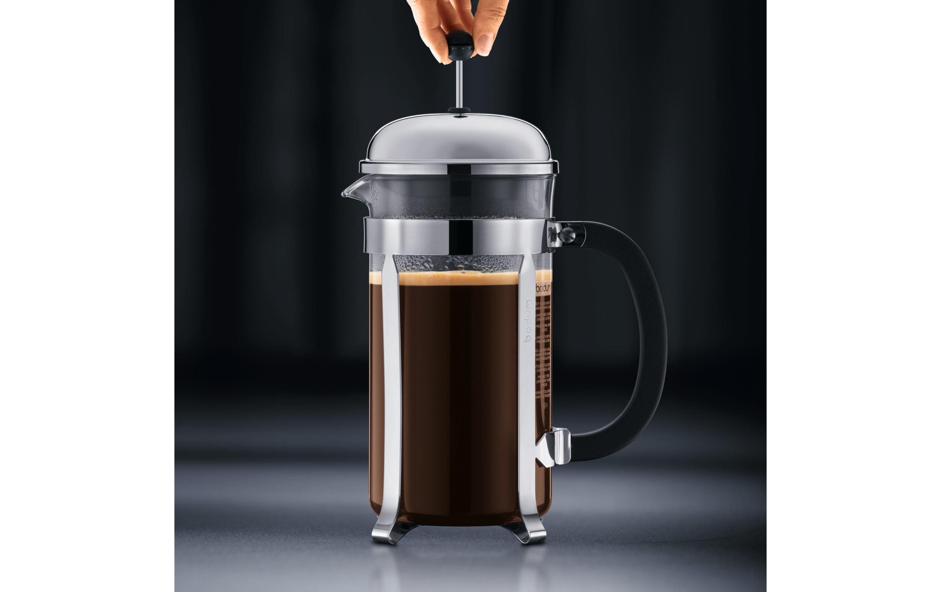 Kaffeebereiter Chambord 1 l, SilberFür einen vollmundigen, aromatischen Kaffee