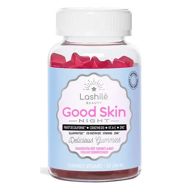 Lashilé Beauty Good Skin Night Revitalize a Pele Durante a Noite - 60 Gomas
