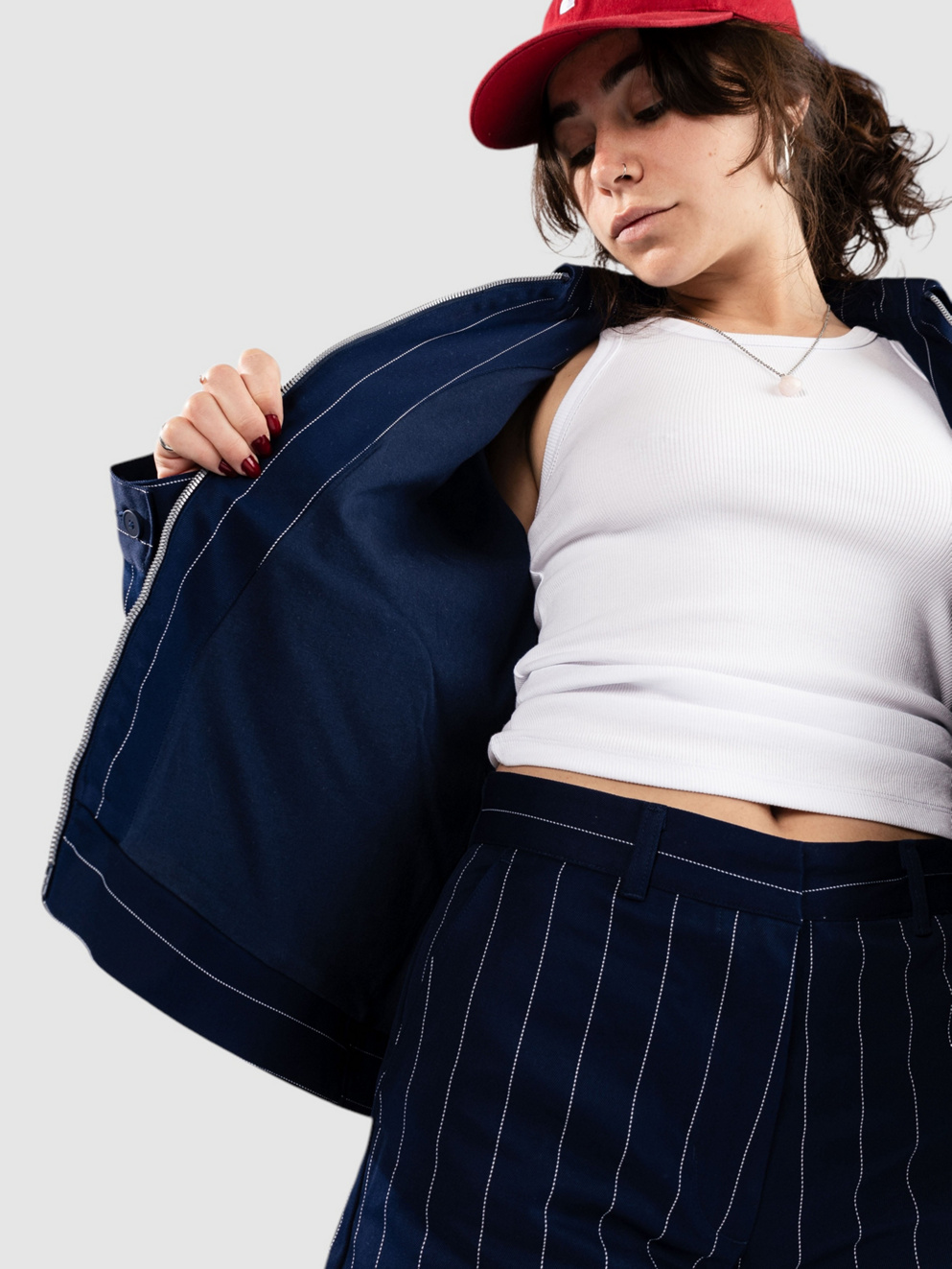 adidas Originals Pinstripe H Jacket nindig/owhite