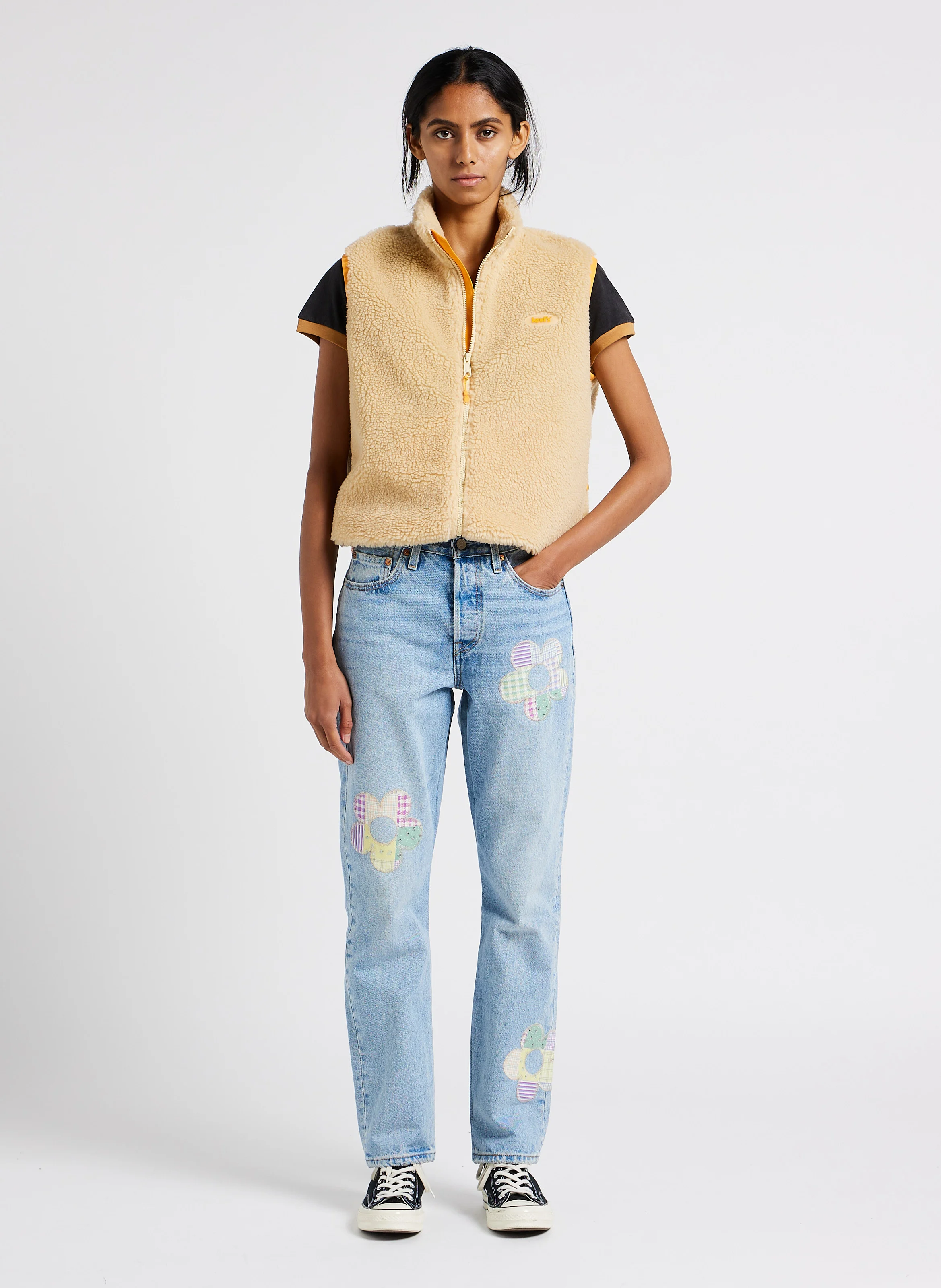 501 JEANS - Jean droit en coton | Jean Délavé
