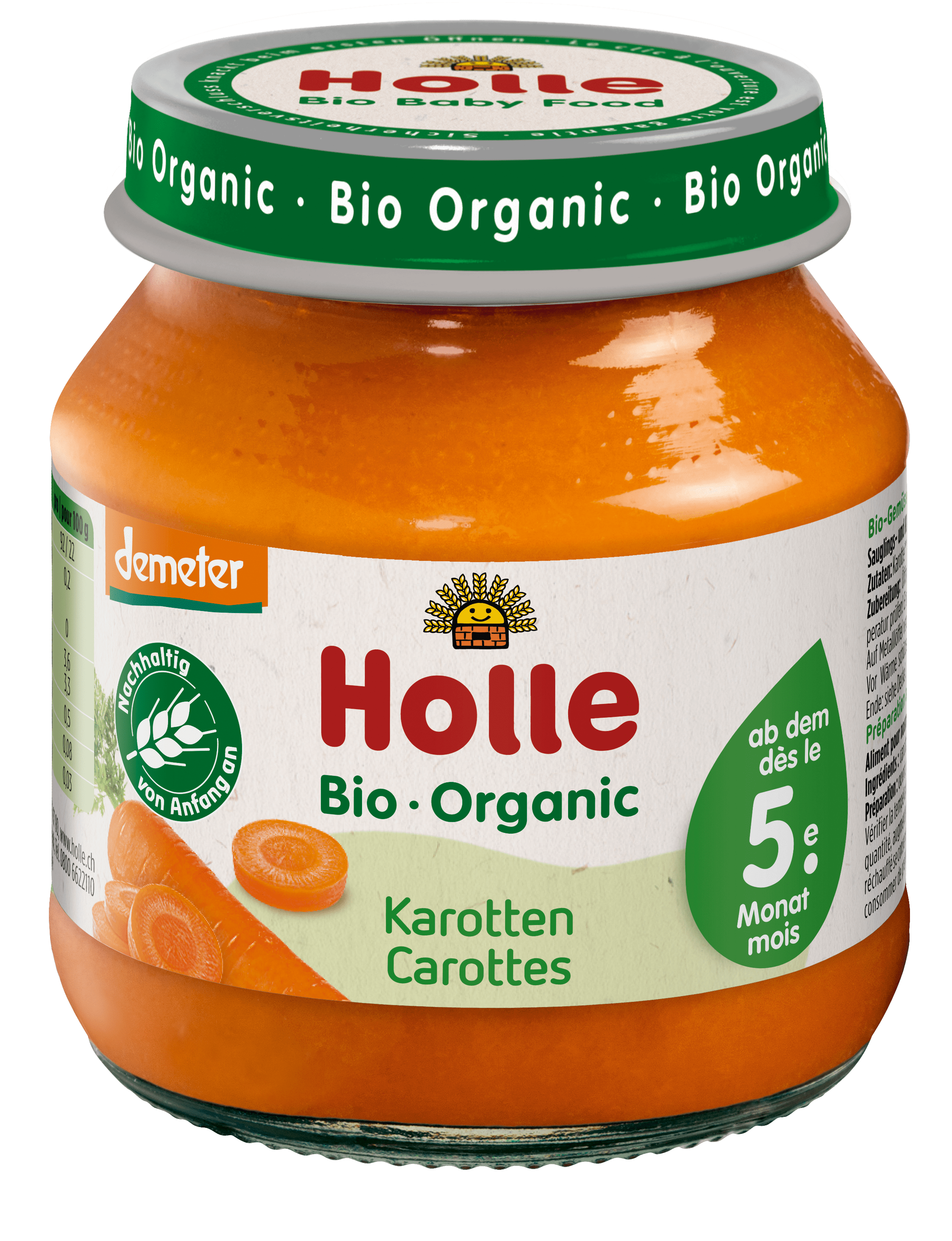 HOLLE Karotten<br>125 g, demeter Bio