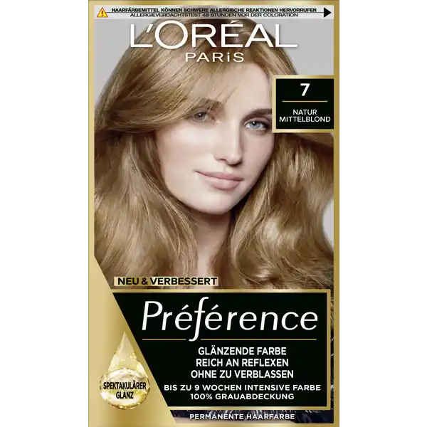 7 Natur Mittelblond
