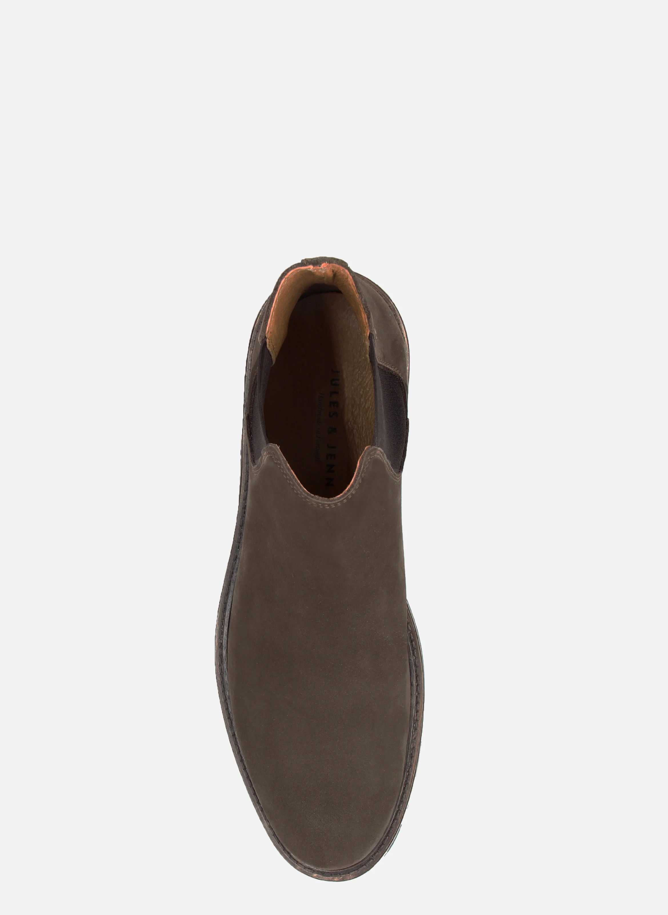 Chelsea basse cuir nubuck | Marron