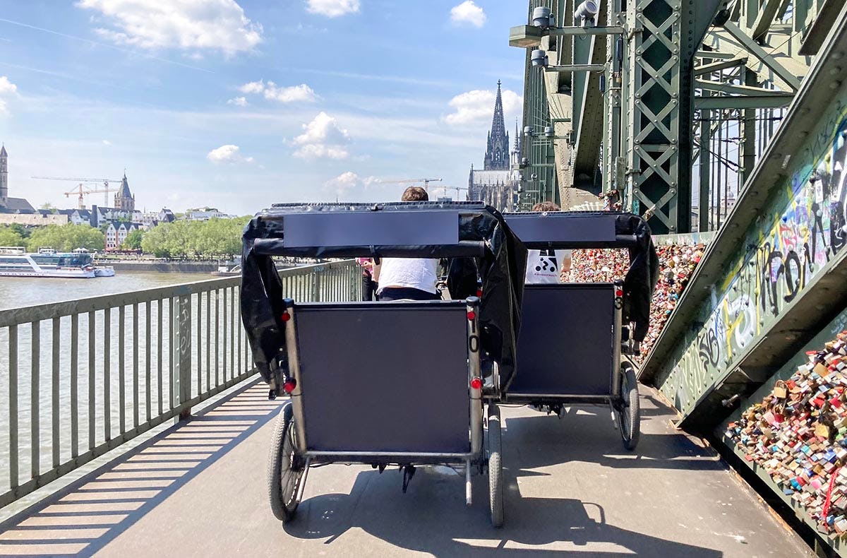 Rikscha-Fahrt Köln