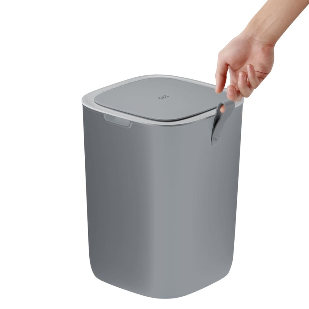 Poubelle à capteur morandi smart 12 l gris
