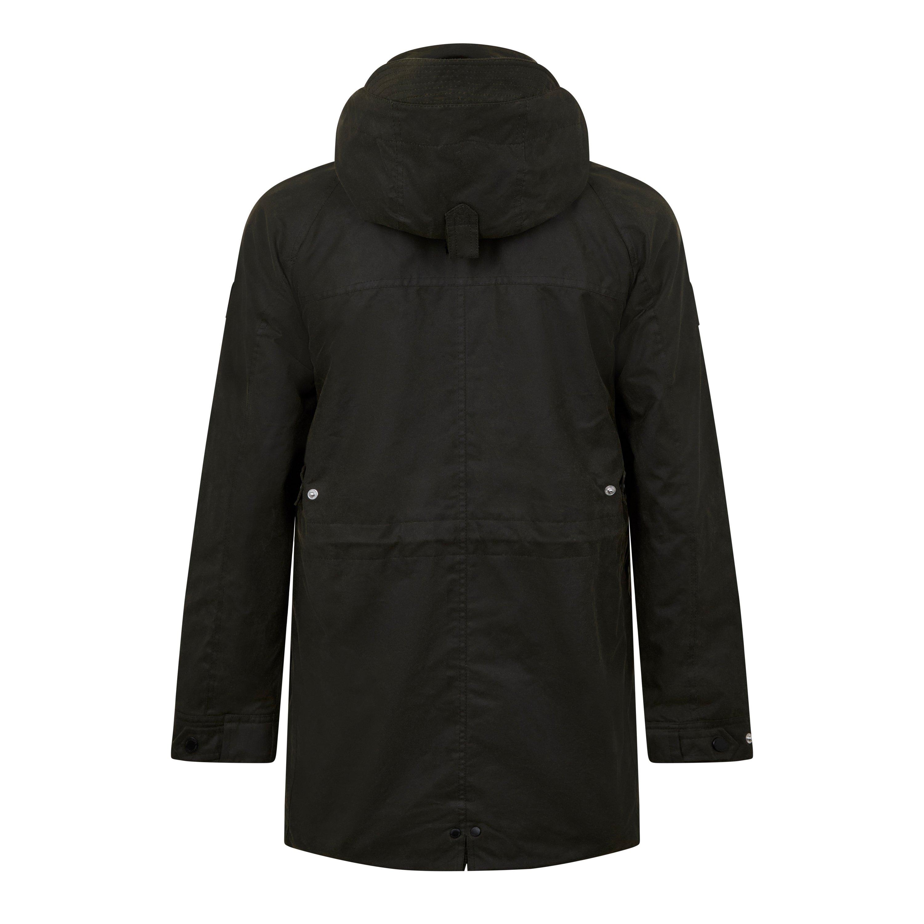 Lyle and Scott Hooded Waxed Jacket