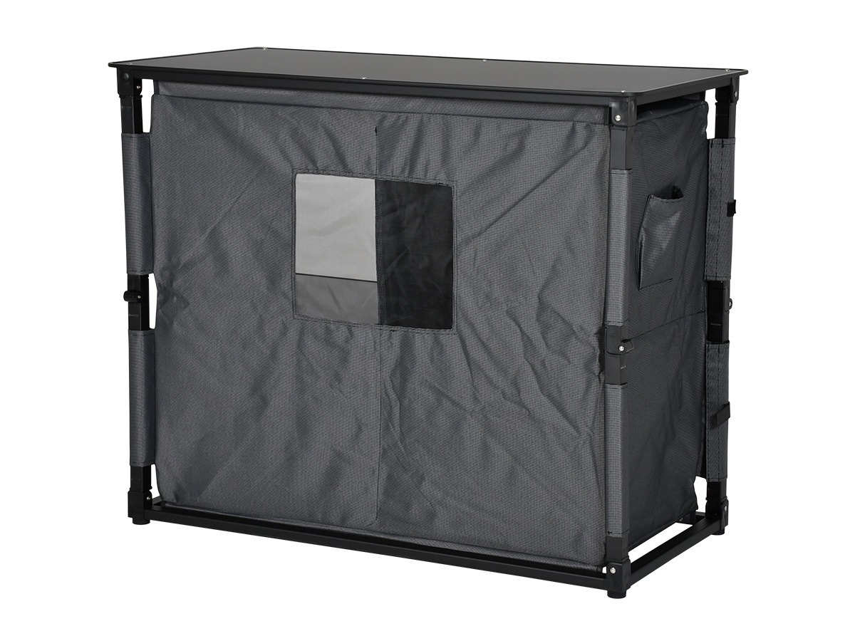 Obelink Alu Quick kast - Black