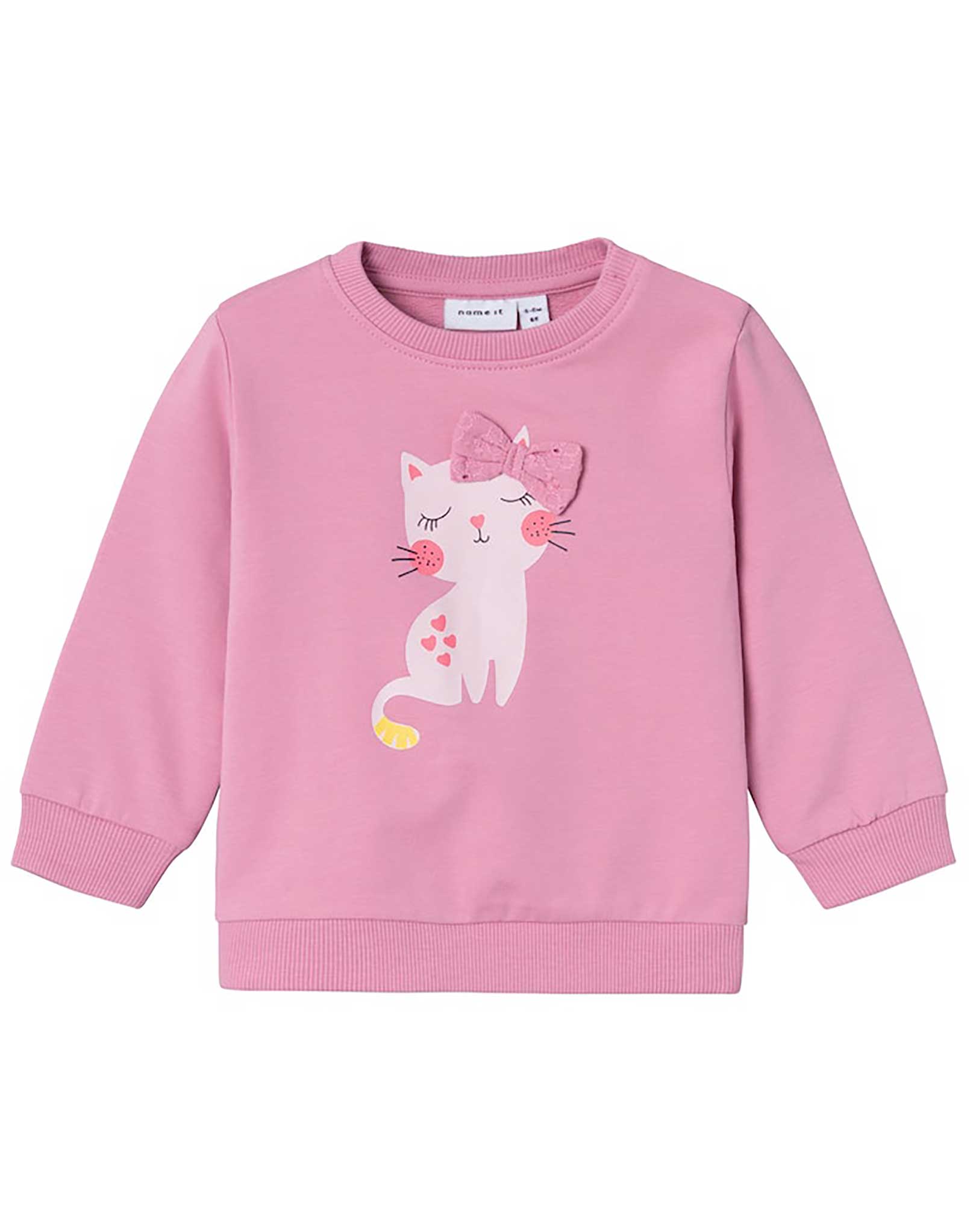 Sweatshirt NBFDIAMIN CAT in cashmere rose