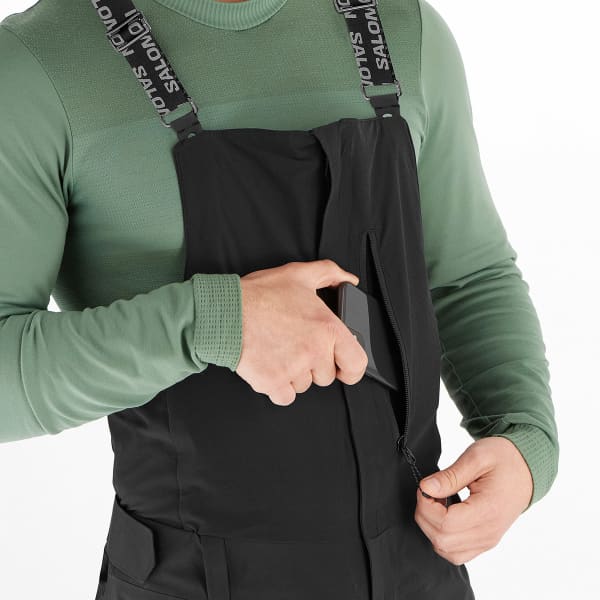 Pantalon de ski SALOMON MOON PATROL GORETEX BIB M DEEP BLACK