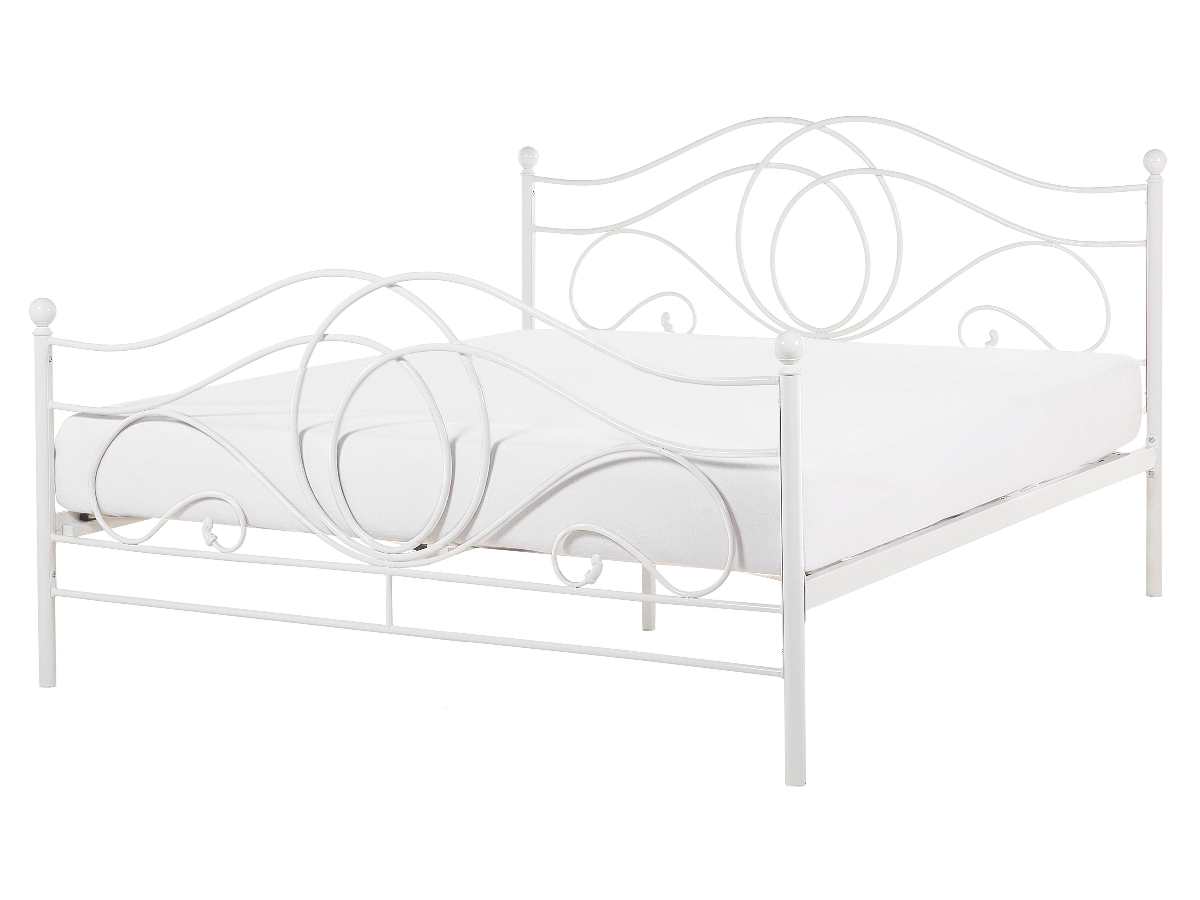 Bed Metaal LYRA 160 x 200 cm Wit