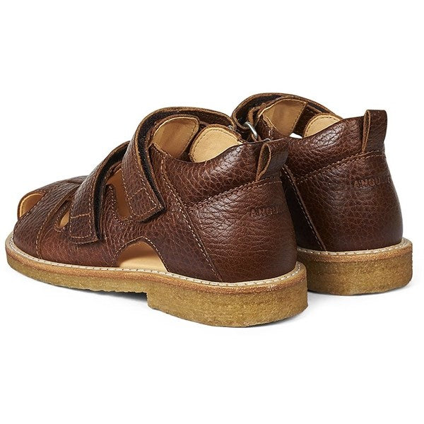 Køb Angulus Sandal M. Velcrolukning Mellembrun
