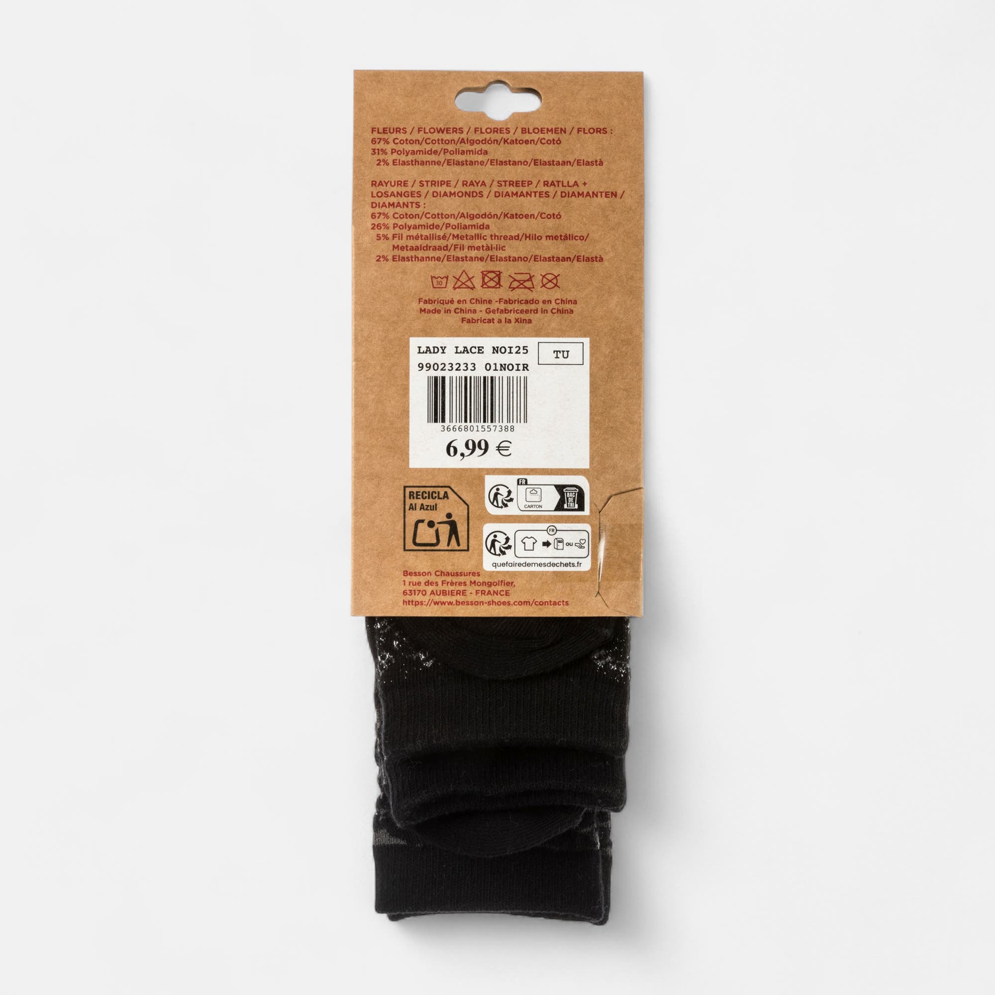 Chaussettes Femme noir