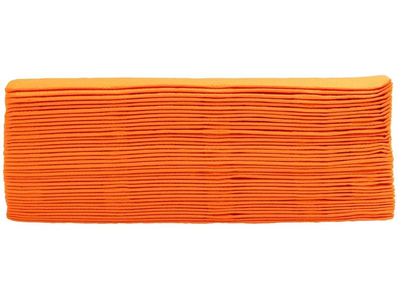PRO nappe Papierservietten Orange 20 cm x 20 cm, 50 Stück Packung mit 50 Cocktail-Servietten