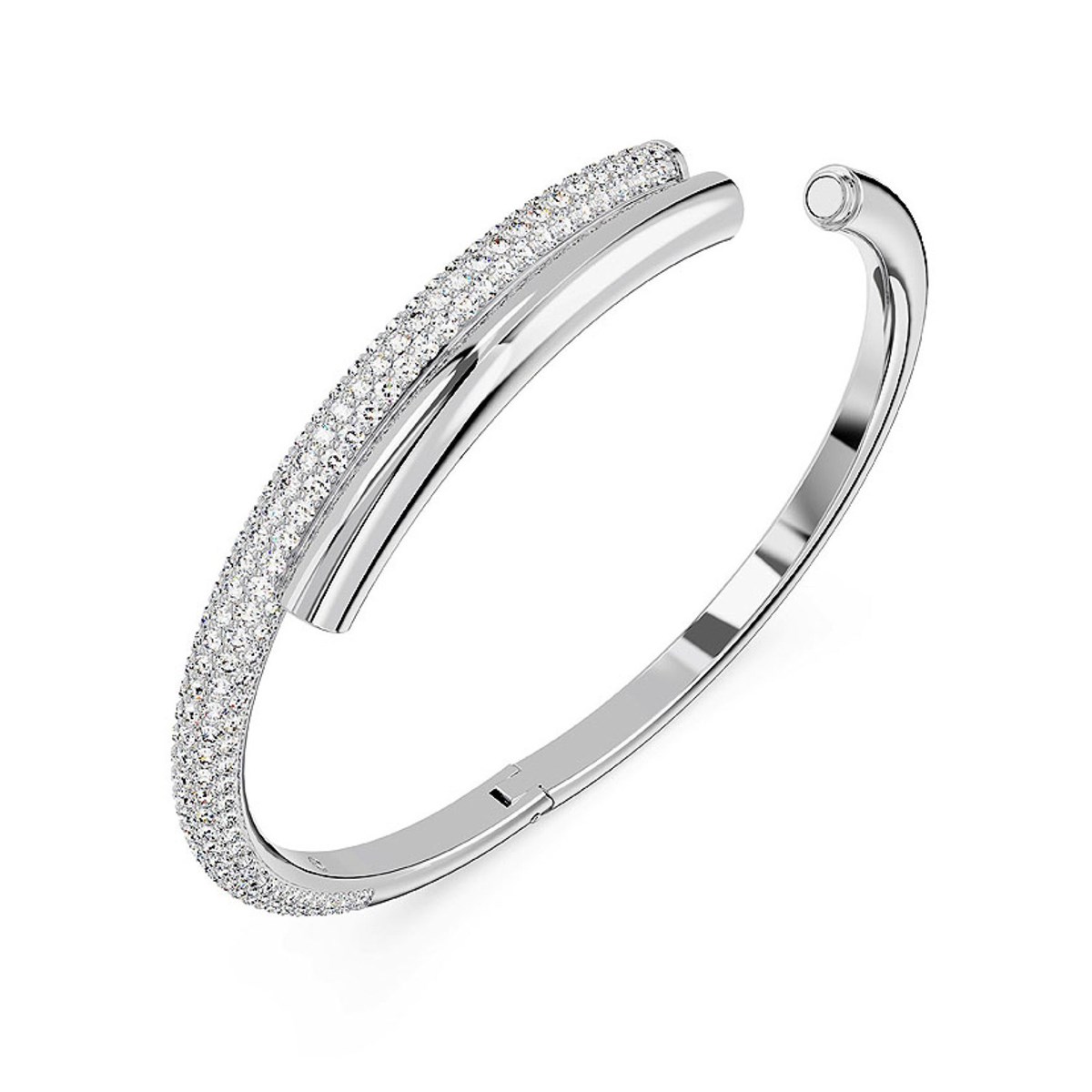 Bracelet-Jonc Swarovski Dextera Blanc Taille M