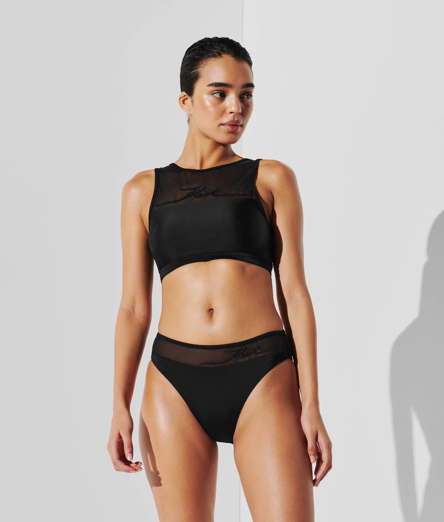 BAS DE BIKINI TAILLE HAUTE K/SIGNATURE