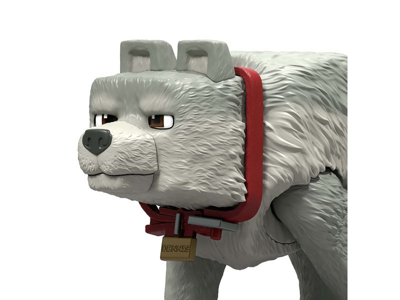 Mattel Minecraft Dennis der Wolf Actionfigur und Zubehör 8 Kinderspielzeugfigur