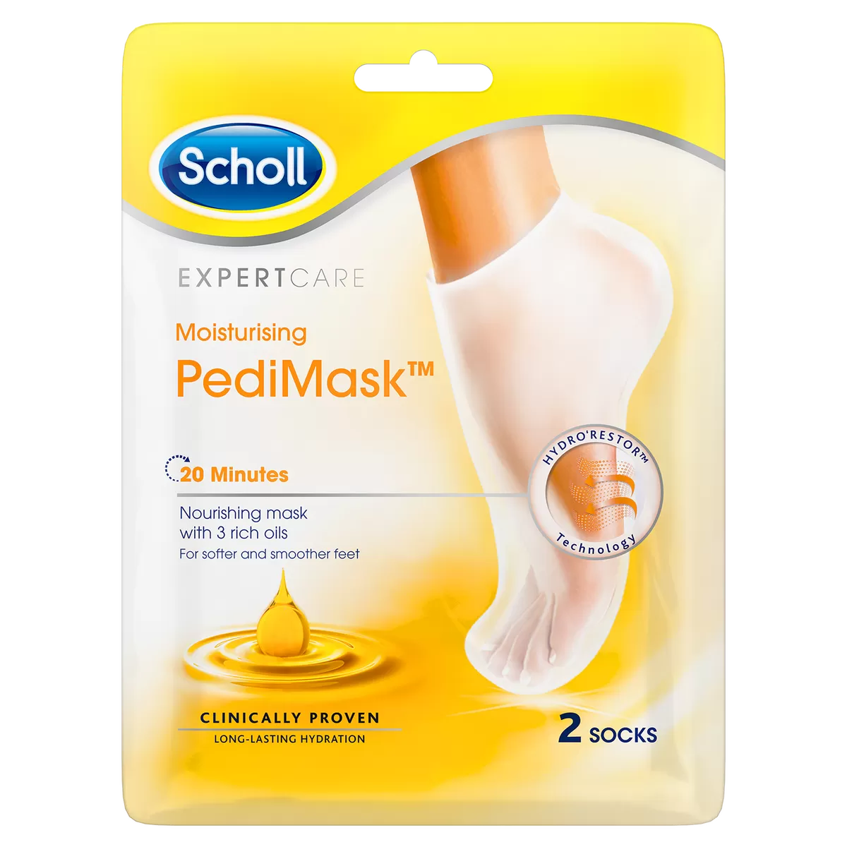Scholl PediMask Triple Oil - 2 stk.