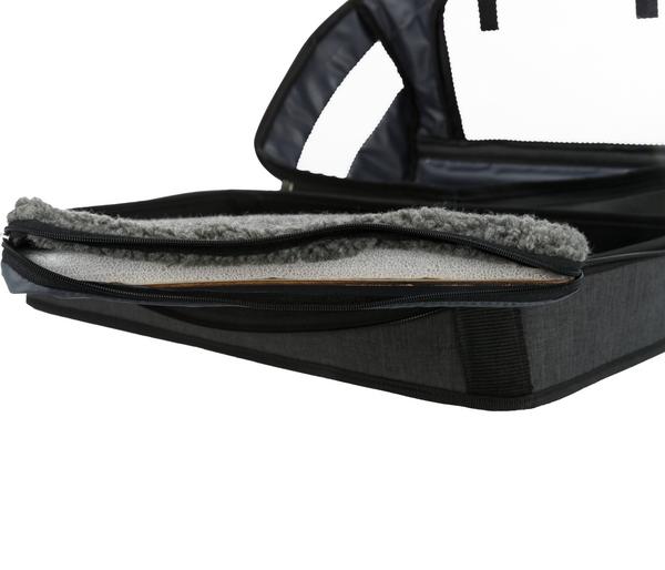Trixie Transporttasche Holly, schwarz/grau,