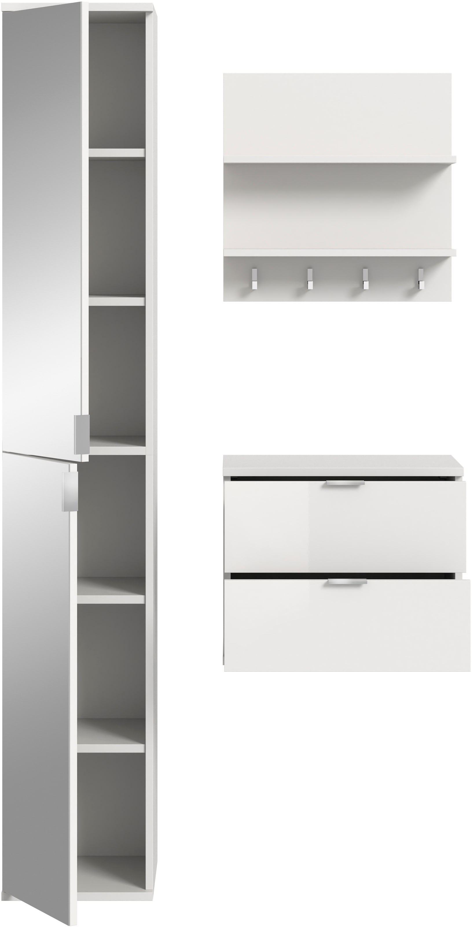 INOSIGN Garderoben-Set »Trondheim, Garderobenset 3-tlg. Breite 82 cm,« 3 Stk. tlg.