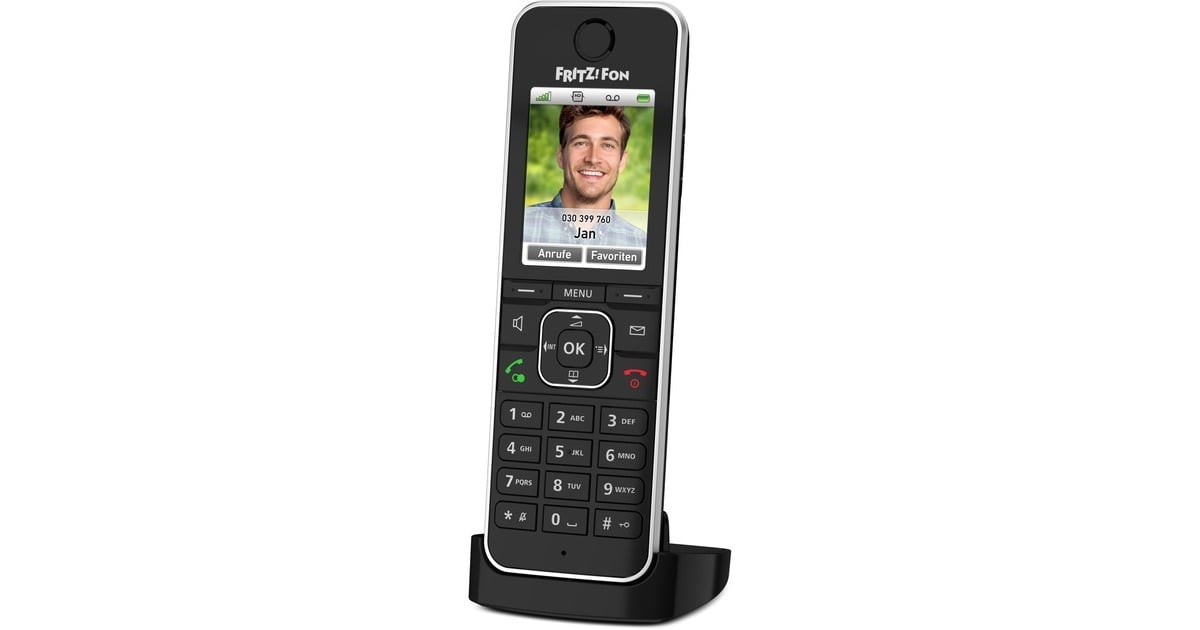 FRITZ!Fon C6 handset  (Zwart)