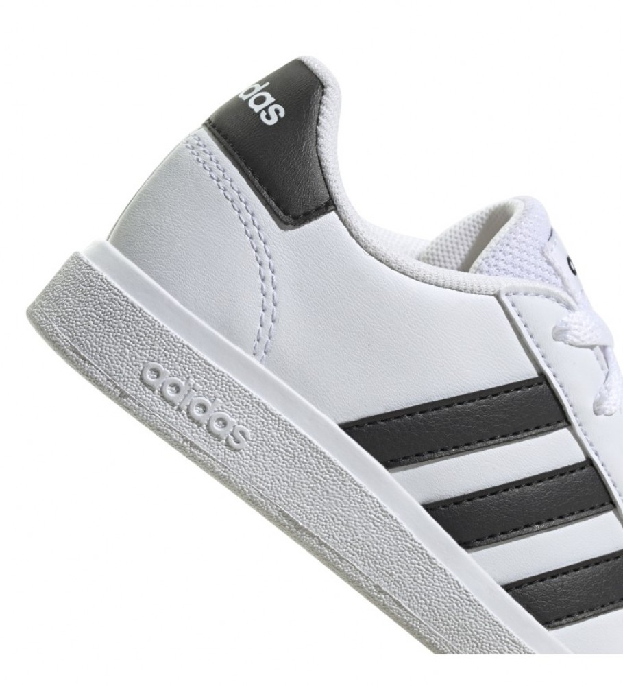 Tênis adidas Grand Court Lifestyle com cadarço, branco