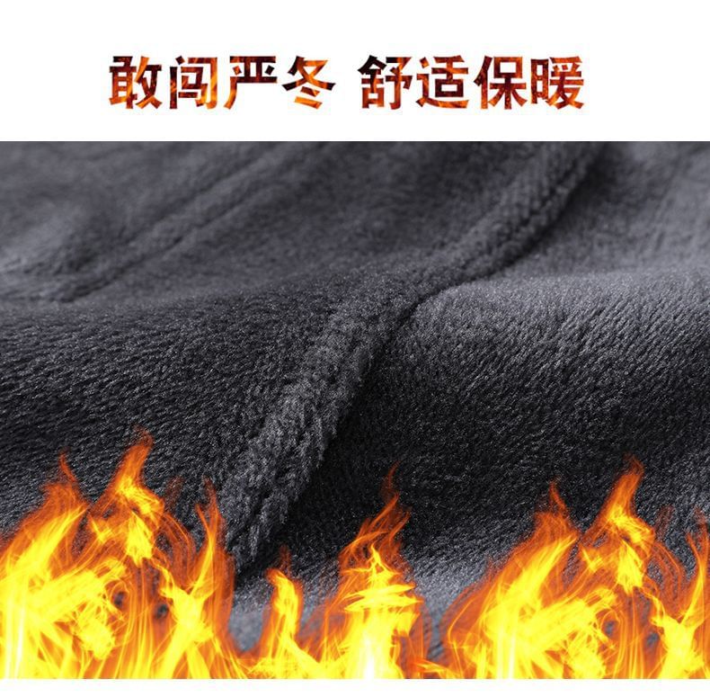 Denimot - High Rise Washed Fleece Lined Straight Leg Jeans (Diverse designs)