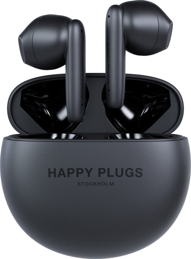 Happy Plugs Joy Lite helt trådløse in-ear høretelefoner (sort)