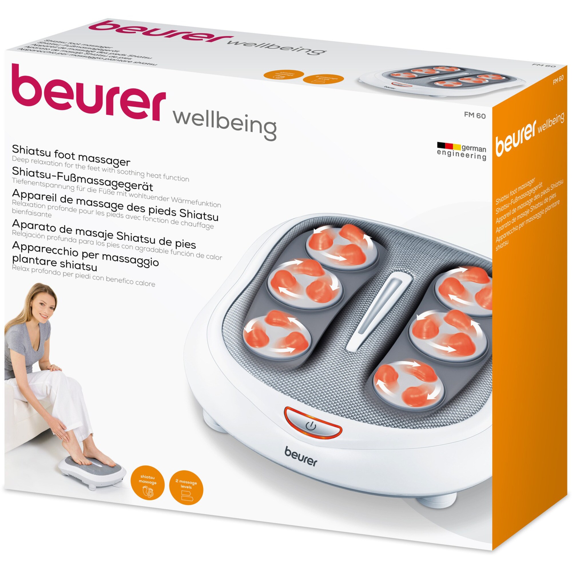 Beurer Massagegerät Shiatsu-Fußmassagerät FM60