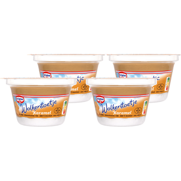 Dr. oetker wolkentoetje karamel 4 x 125g
