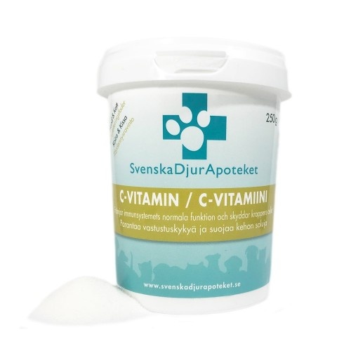Vitamina C de farmácia veterinária europeia