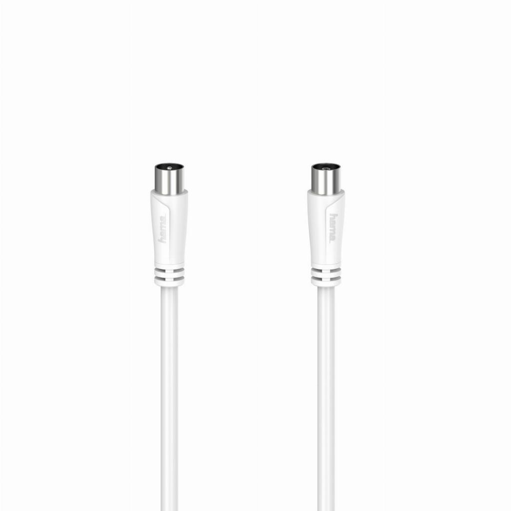 Hama 00205047 coax-kabel 5 m Coaxiaal Wit
