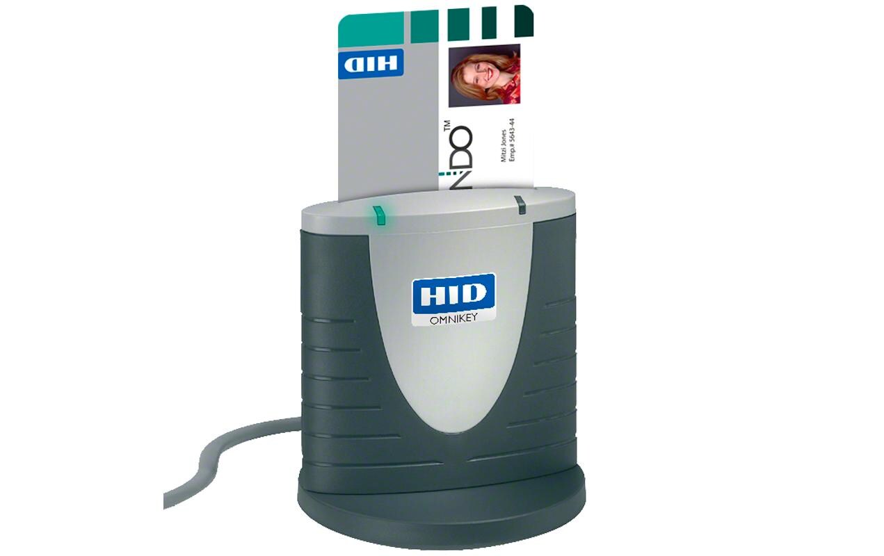 Smartkartenleser HID OMNIKEY 3121 USBSmartcard Lesegerät für den Desktop Einsatz