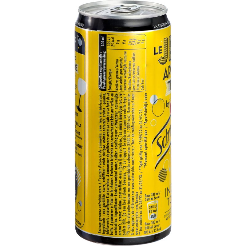 Schweppes Indian Tonic  33 cl - 24 canettes