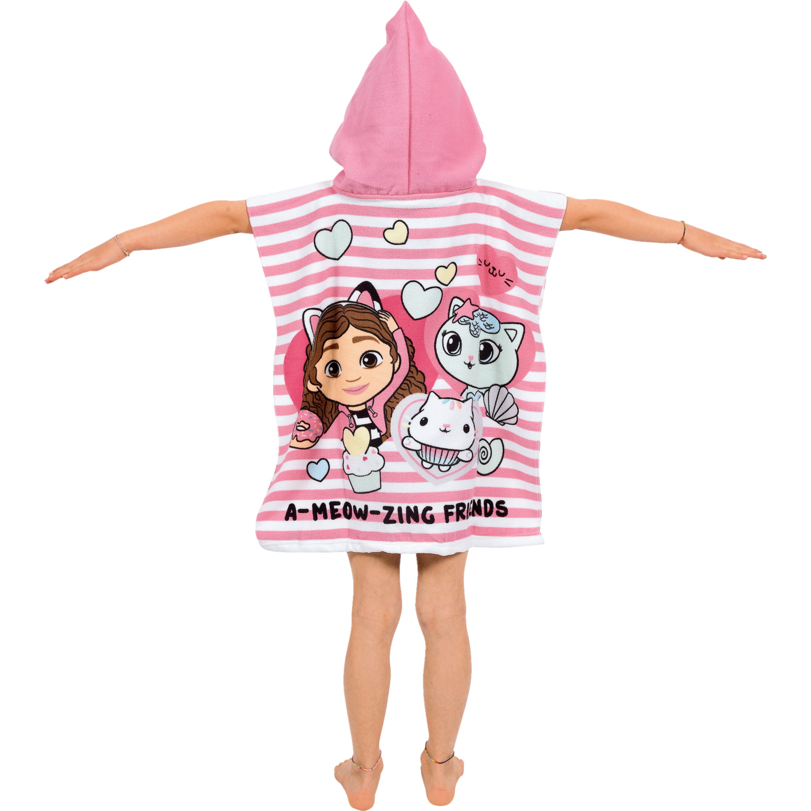 Kinder Badeponcho Gabby's Dollhouse