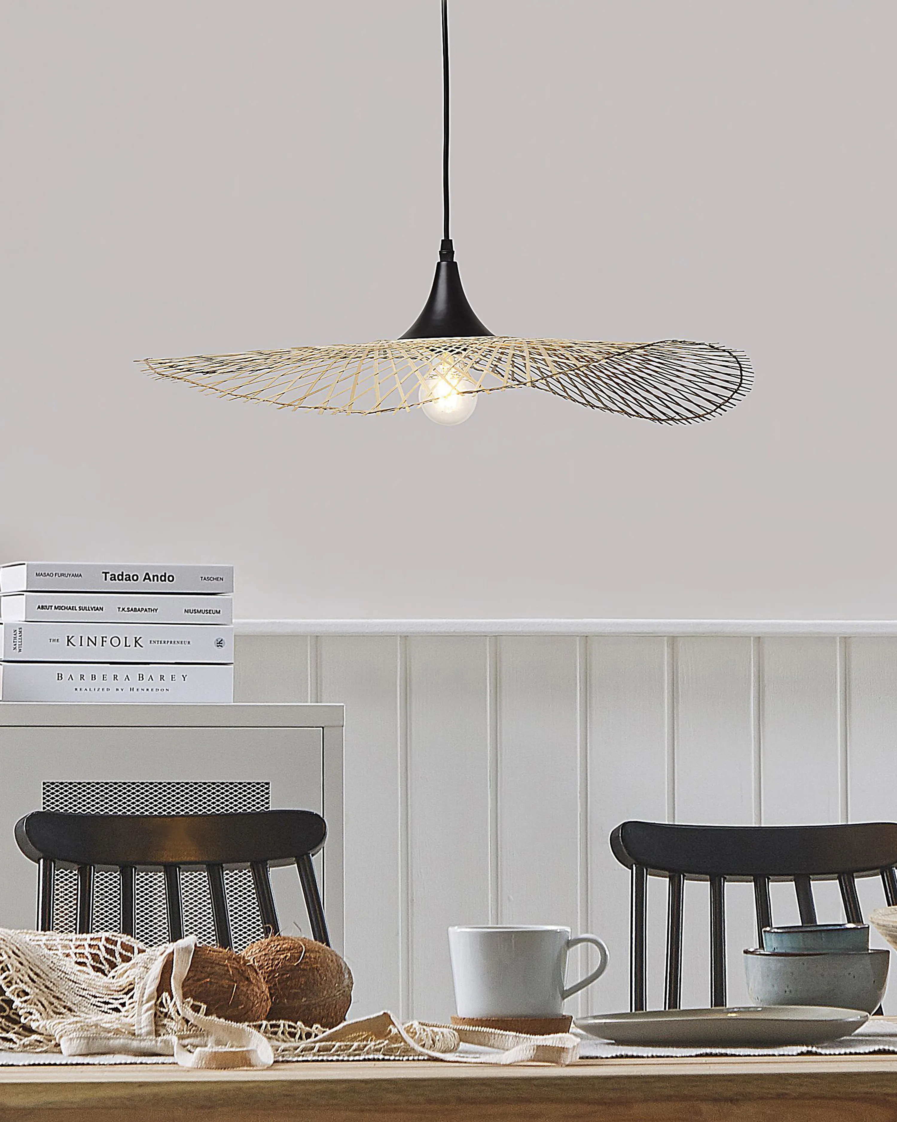 Hanglamp FLOYD Bamboehout Lichtbruin