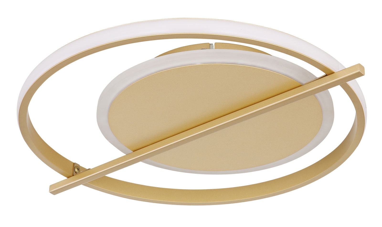 GLOBO LED Deckenlampe REBALL 37 cm goldfarbig