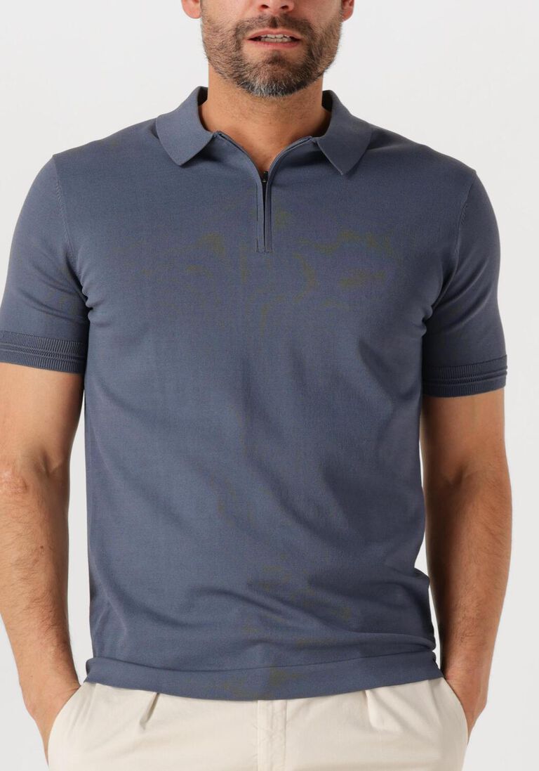grijze genti polo polo zip ss k2053-1260