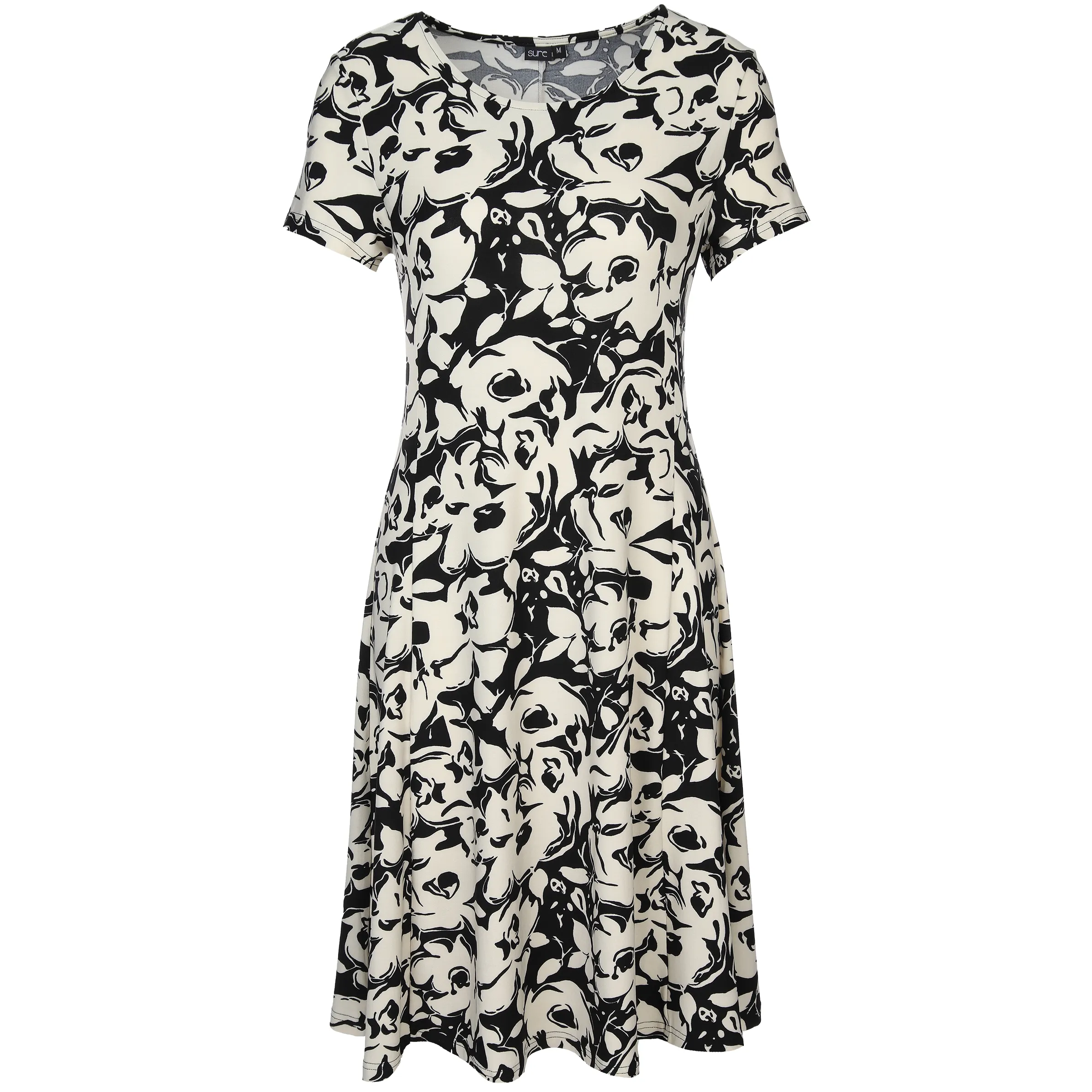 Damen Shirtkleid mit Blumenprint