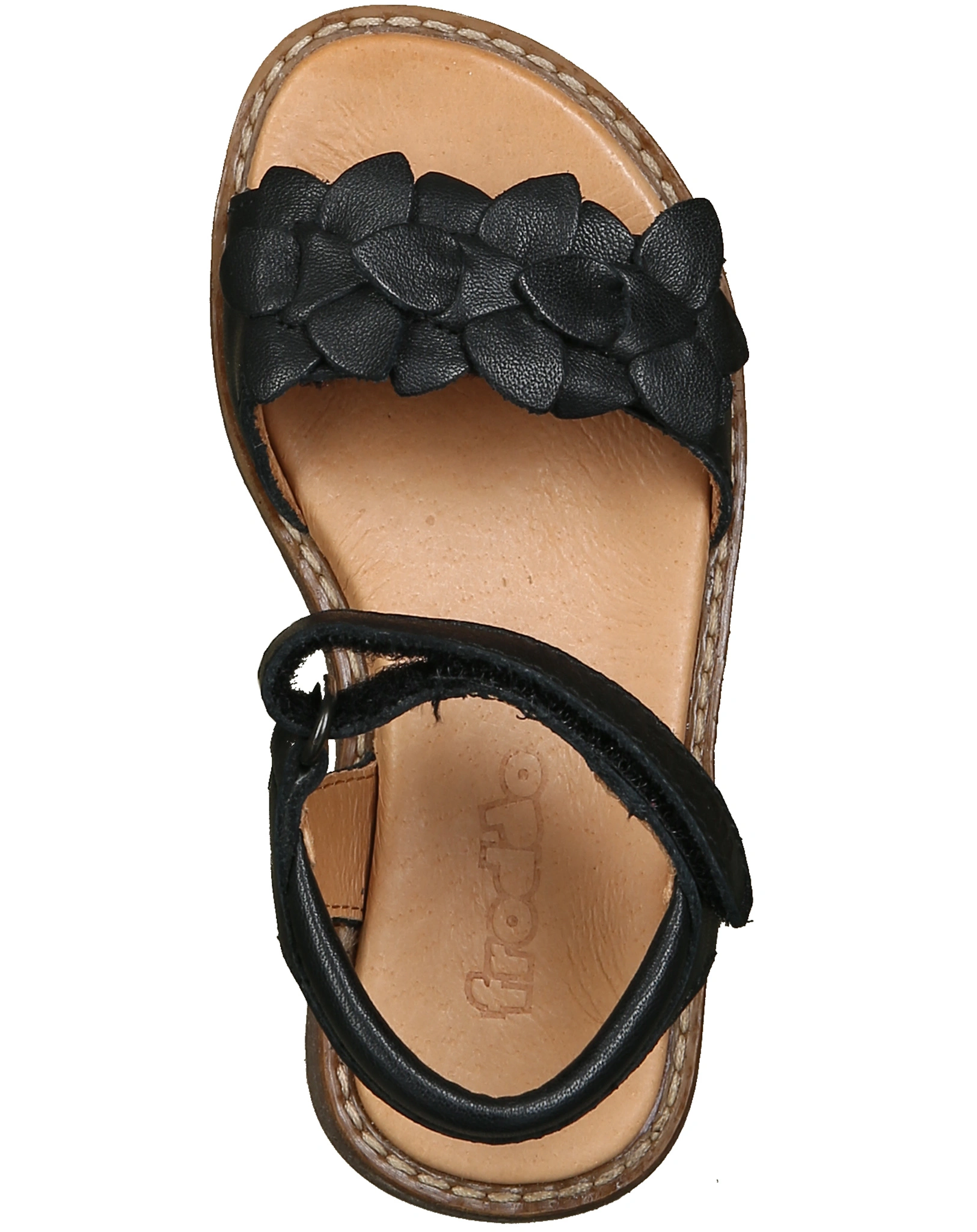 Klett-Sandalen LORE FLOWERS in black