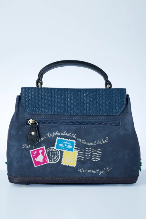 Vendula The Old Post Office Mini Grace tas in marineblauw