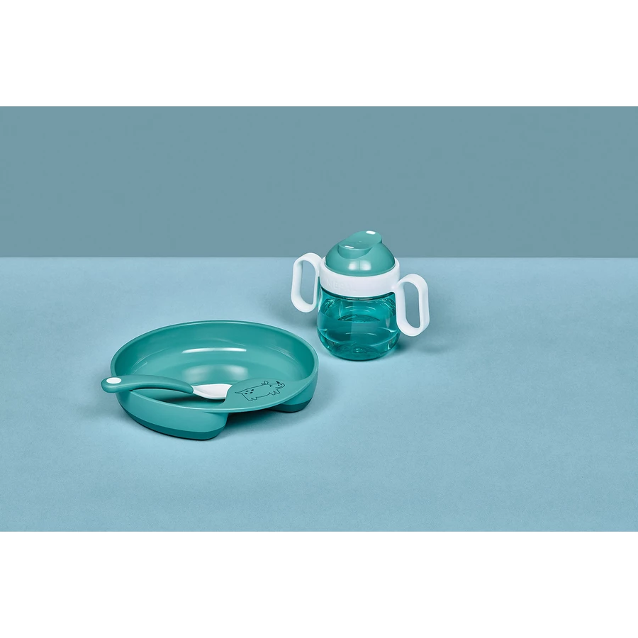 MEPAL Babygeschirrset mio 3-teilig - Deep Turquoise