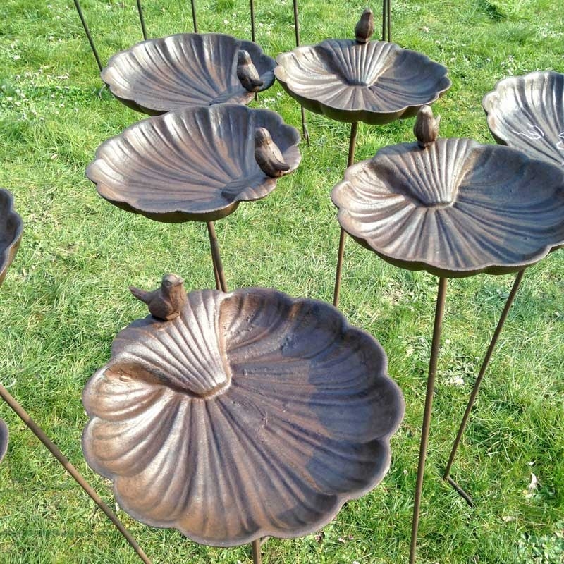 Mangeoire oiseaux coquille 105x27cm