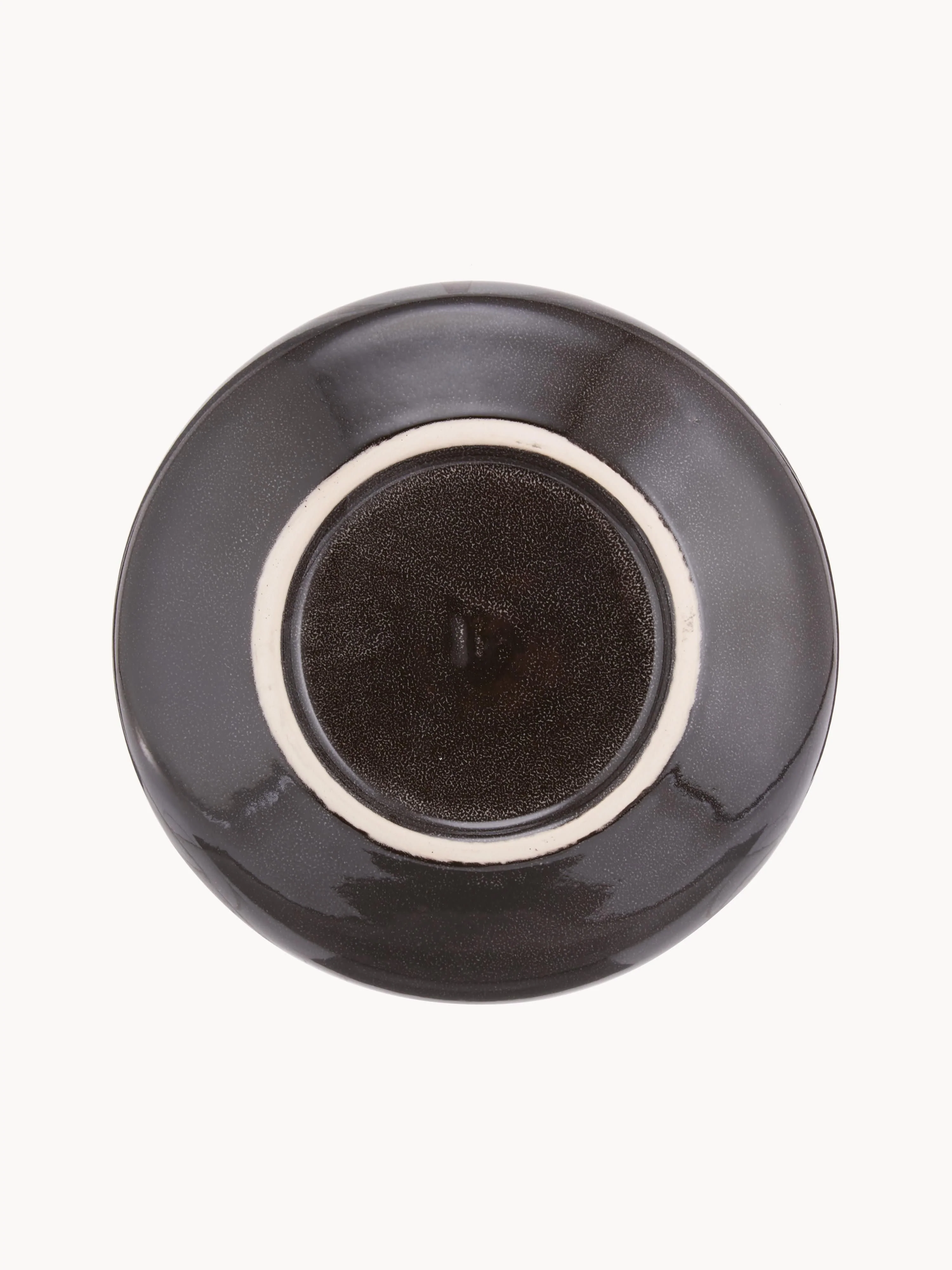 Handgemaakte schalen Nordic Coal, Ø 22 cm, 4 stuks